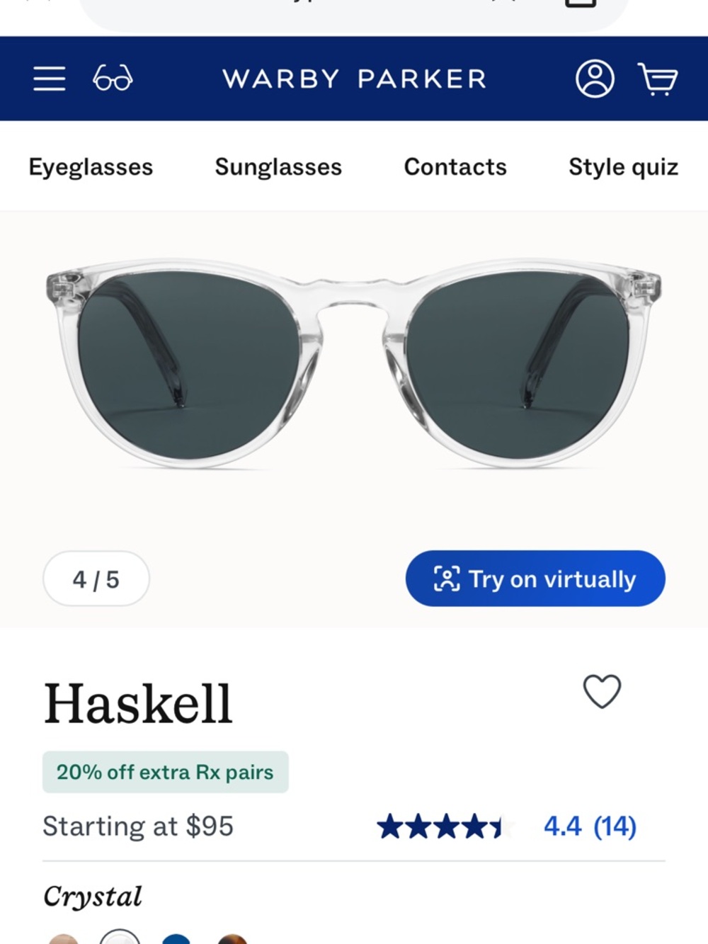 Warby Parker Haskell Sunglasses